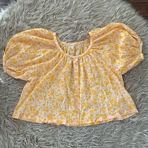 Sundry  puff sleeve floral blouse size 1 (small) - Image 3