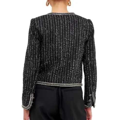 Endless Rose New Sequin Tweed Jacket