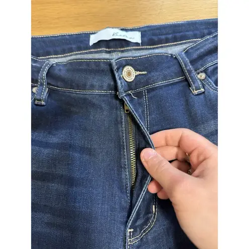 KanCan Women's Distressed Jeans Size XL Stretch Cotton Blend Preppy Modern Blue