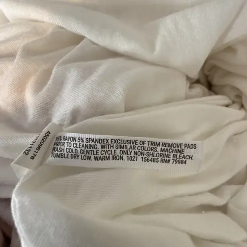 Soma Weekend Soft Jersey V-Neck Maxi Bra Dress Size L Pink Stripe Pockets Beach