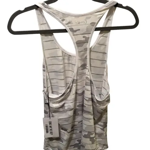 Zyia Lot 4 Athletic Tank Tops Size M Racerbacks Orange Coral Poppy White Camo