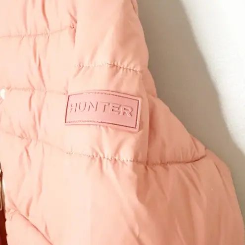 Hunter  Intrepid Oversized Puffer Jacket Salmon Pink Medium