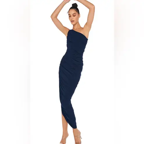 Norma Kamali Diana Midi Dress in true navy