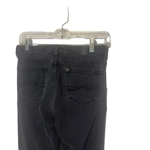 Aura Women's Size 28 Western Black Denim Straight Leg Jeans
