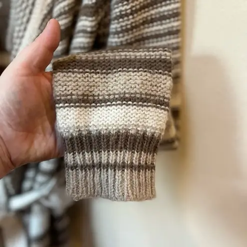 MODA International Wool Blend Cardigan Small Brown