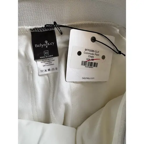 NWD Belyn Key Golf Chalk White Commuter Pants Women’s Slim Fit Size XS