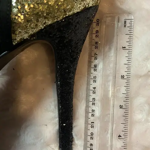 Guess Heels - Size 10 - Gold and Silver Glitter