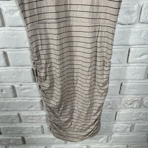 prAna Foundation Striped V Neck Dress Size XS