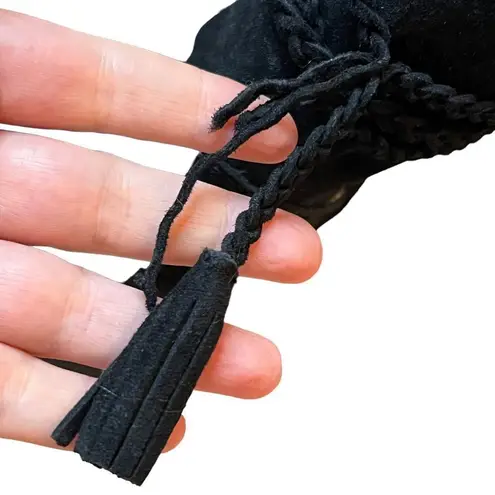 Abeo Blaine Women's Comfort Black Sheepskin Lining Suede Leather Boots Size 7.5