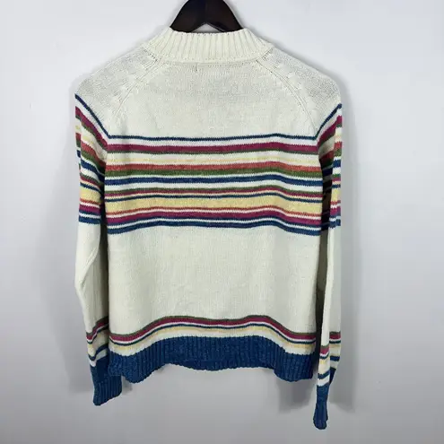 Vintage Tiara International Sweater Womens Medium Striped Y2K Indie Preppy Boho