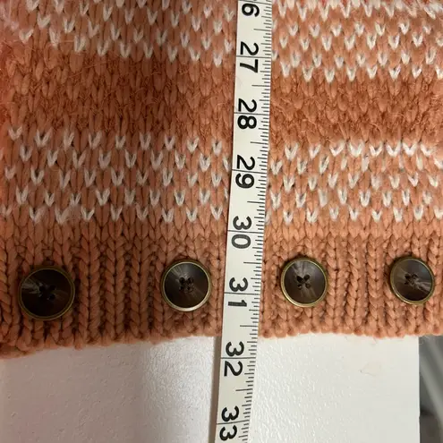 Simply Noelle Knit Scarf in Cider and White