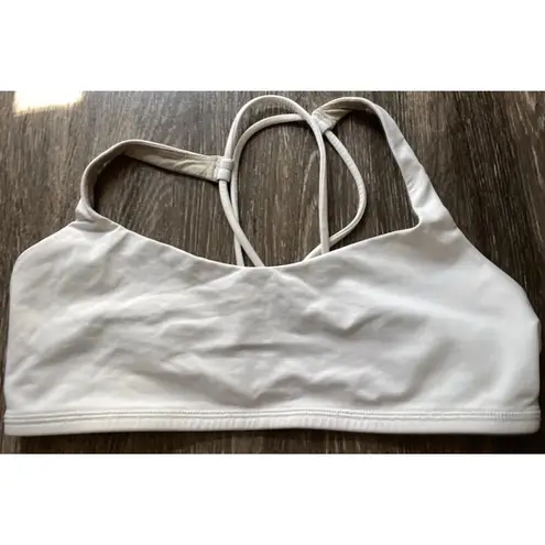 Lululemon Align Tank Top Cropped White Size 10 Yoga Gym Workout Activewer