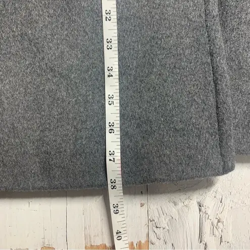 Sam Edelman  Double Breasted Wool Blend Coat Lapel Charcoal Gray Size 12