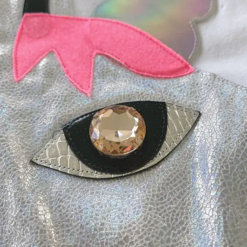 Nil & Mon Unisex Unicorn White T