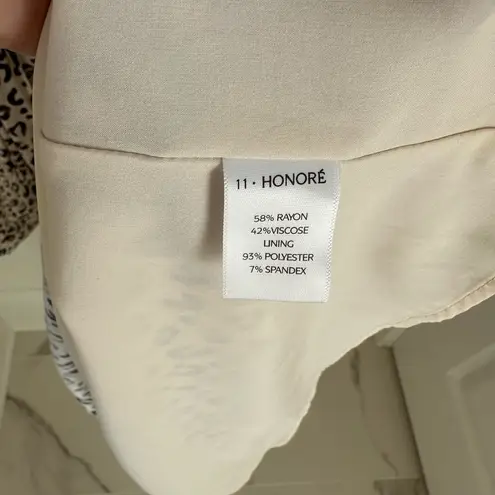 11 Honoré 11 Honore Collection Valentina Animal Print Skater Dress SZ 14