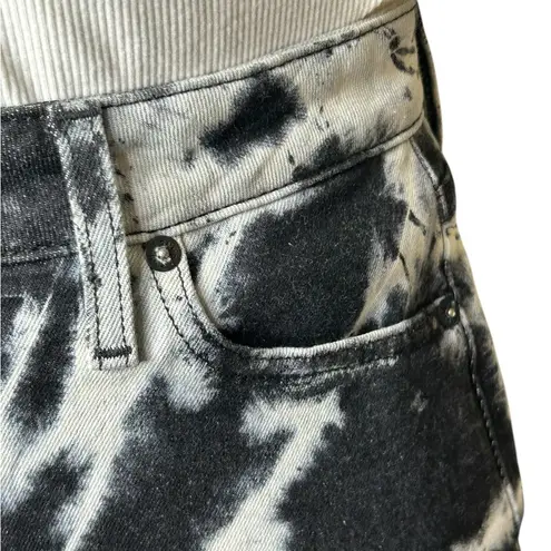 Alice + Olivia New  jeans Skirt tie dye denim mini size 26