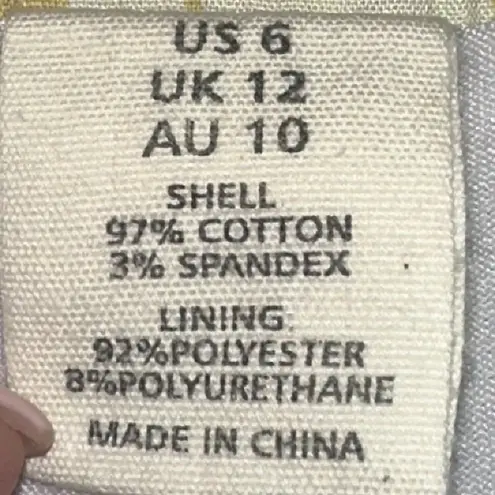 Loudmouth Ladies Golf Skort 8 Track Print Size 6 Blue