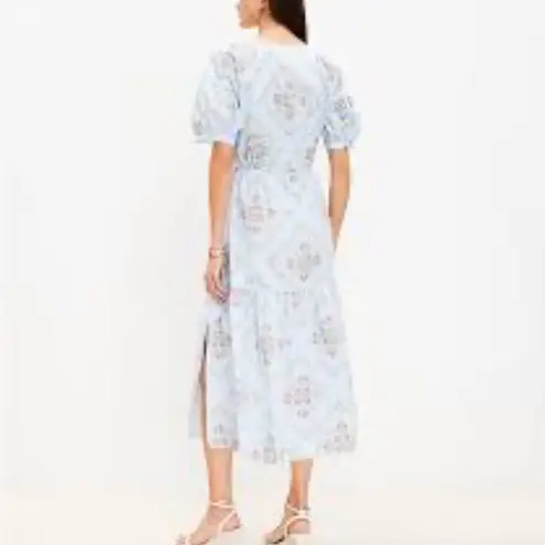 Loft  Tuilerie Balloon Sleeve Pocket Midi Dress