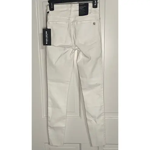 Black Orchid Noah Frayed Hem Ankle White Skinny Jeans Size 24 NWT