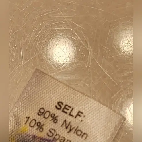 WET Swimwear LA Rose Stars One Piece Back Tie Swimsuit Pink & White Size Small