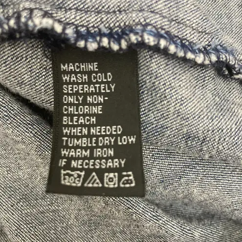 Polo Jeans Co Ralph Lauren Y2K Denim Navy Halter Dress Size 6 Blue