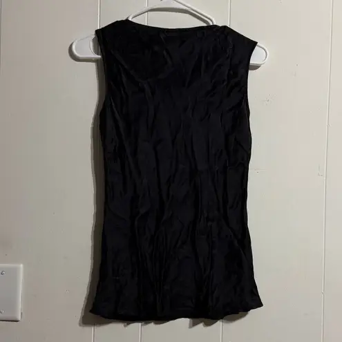 Chadwick's Black Fitted Sleeveless Tank Top