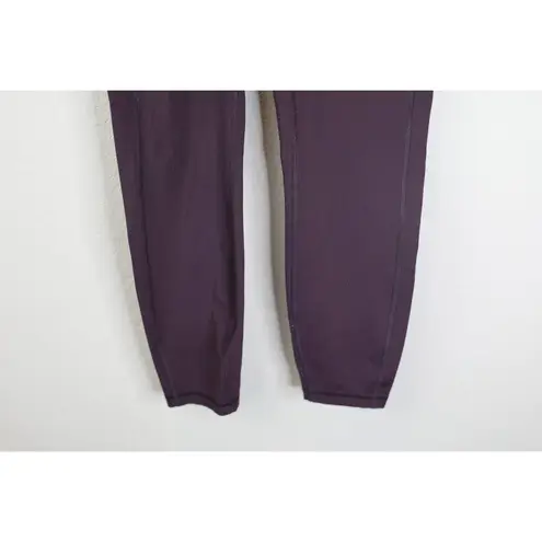 Spyder  Active Womens Pull On Leggings with Tech Fleece Medium Brown Side Pockets