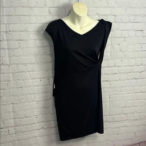 Miss Sixty New asymmetric bodycon midi dress Size Extra small dark romance chic