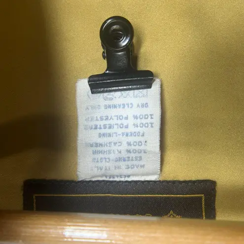 Loro Piana EUC Black Jacket w/ Gold Lining Size 46