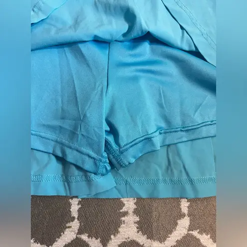 Bcg Blue Skater Mini Skirt sz S Pleated Tennis Activewear Casual Resort Wear