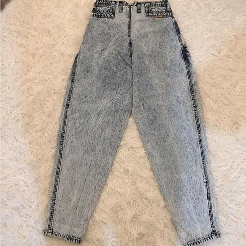 Jordache Vintage 80s Jeanjer by  high waisted acid wash jeans