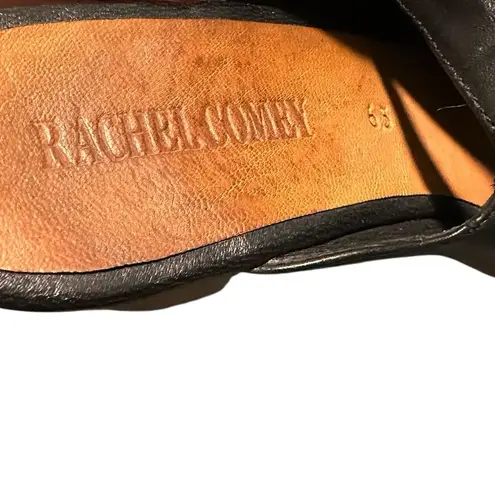 Rachel Comey Western Stitch Peep Toe Sling Back Leather Mule Heels Size 6.5
.