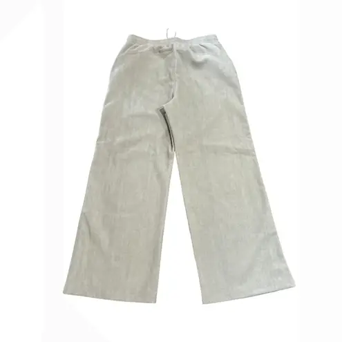 Halara Corduroy Wide Leg Pants Beige Lounge Comfort Size M