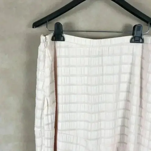 Alfani Pink Textured Asymmetrical Hem Skirt NEW Size 6