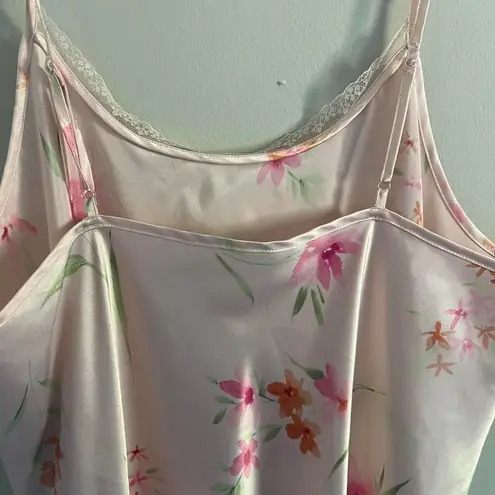 Valerie Stevens PINK FLORAL SLIP PDRESS