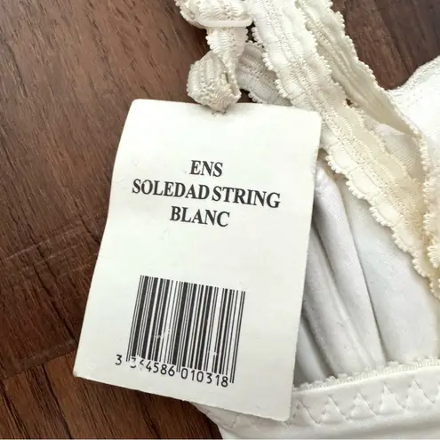 FEMME de DONA ecru underwire bra, made in France, size 38A / FR 85B, NWT White