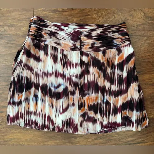 Reiss Josephine ikat flippy berry mini skirt Chiffon Party Summer NWT Size 8