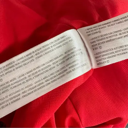 Keepsake  Red Floral Romper Womens 10 Flounce Flutter Sleeve Summer Playsuit