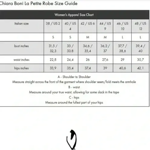 Chiara Boni La Petite Robe Michi Illusion Jumpsuit Arctic Blue Size Medium