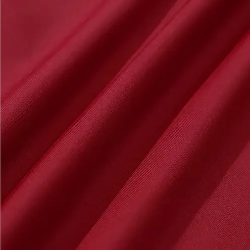 Berlook Red Ruched Knot Bikini Top & Red Ruched Bikini Bottom Size L