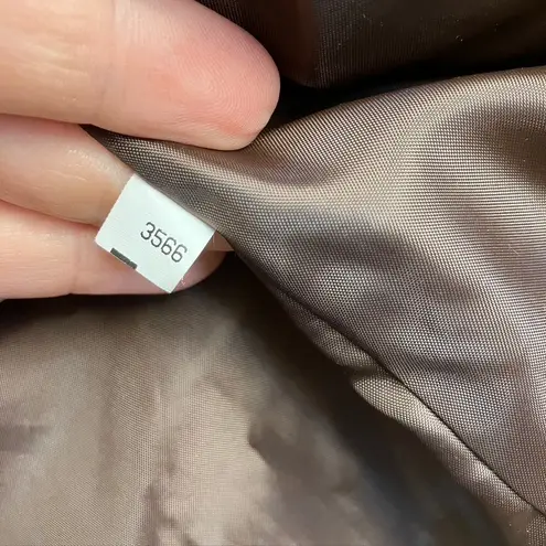 Petite Sophisticate Women's Plaid Wool Blend Blazer Double Breasted Size 6 Brown