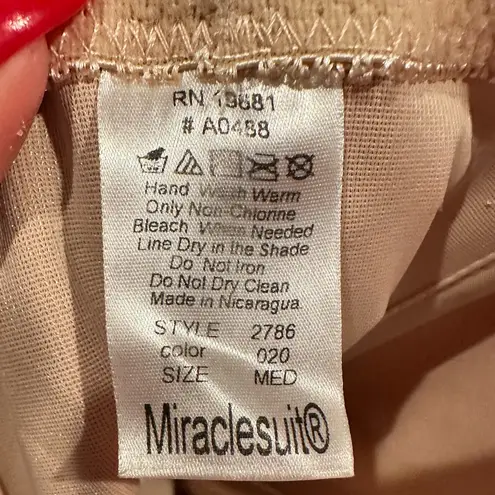 MiracleSuit Beige SlimSolutions Shaping Waist Cincher M