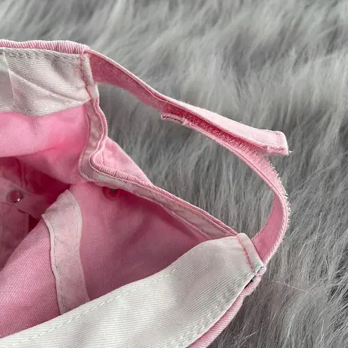 New Orleans Bourbon street 100% cotton pale pink baseball hat.