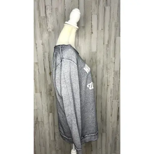 Nba NWT Womens Washington Wizards Long Sleeve Gray Scoop Neck Sweatshirt Size Medium