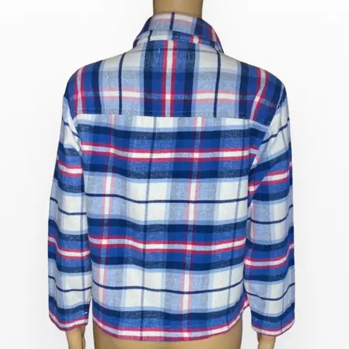 Free Assembly Flannel Cropped Jacket XL - Image 6