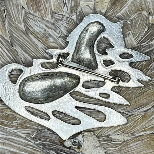 St Justin Cabyll Ushtey Pewter Horse Celtic Brooch Silver