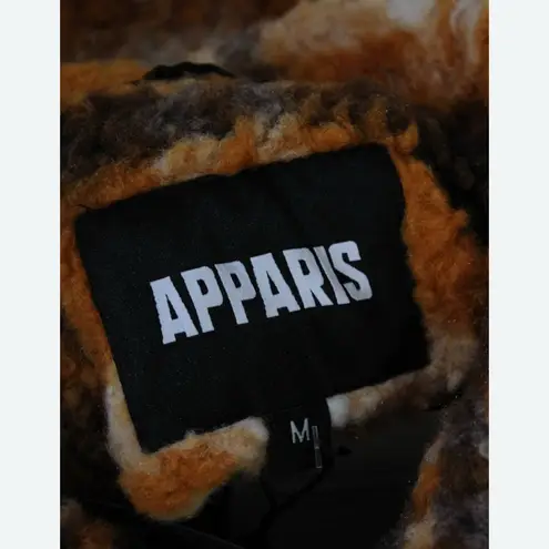 APPARIS Women's Francis Faux Shearling Jacket Orange Size M