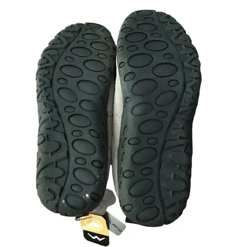 WAM Women’s Taupe Suede Slip On Shoes With Molded Rubber Soles