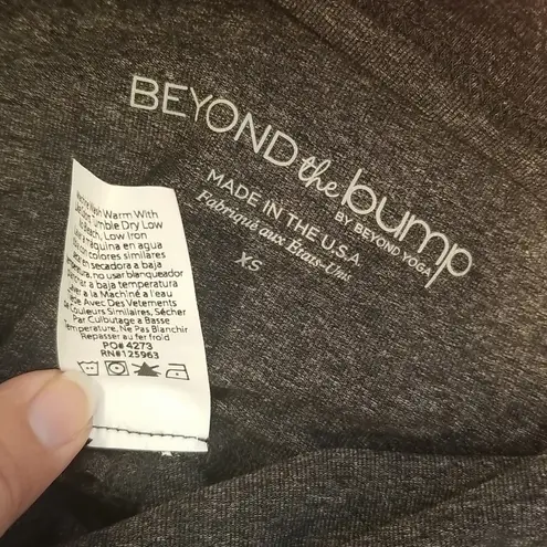 Beyond Yoga 💕BEYOND THE BUMP 💕 Maternity Palomino High Waist Midi Leggings XS