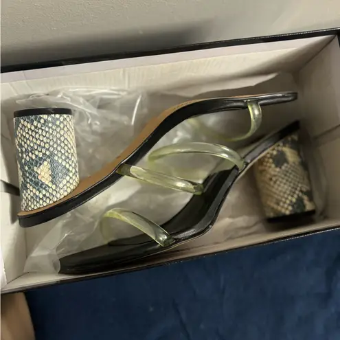 Dolce Vita Noles Heels snake print heels NWOT Black Size 10